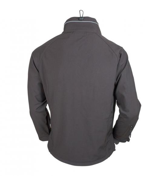 Softshell negra manga larga hombre yagan