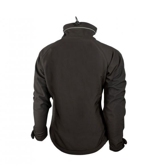 Softshell negra manga larga mujer yagan