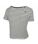 Polera cuello bote listada yagan