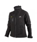 Softshell negra manga larga mujer yagan